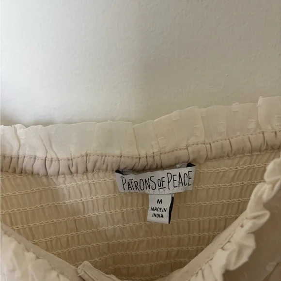 Patrons of Peace Cream Maxi Dress - Picture 4 of 6